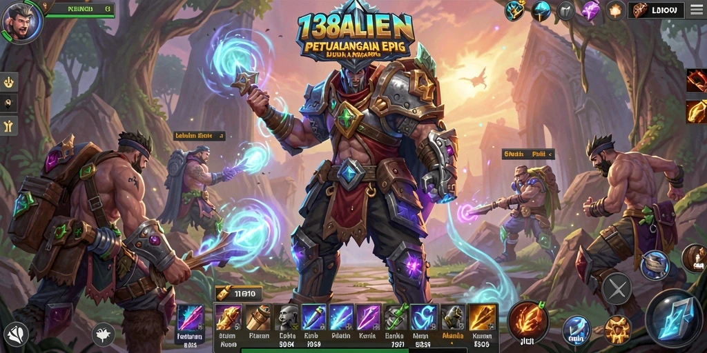 Tampilan menegangkan dari gameplay ARPG 138ALIEN yang penuh aksi.