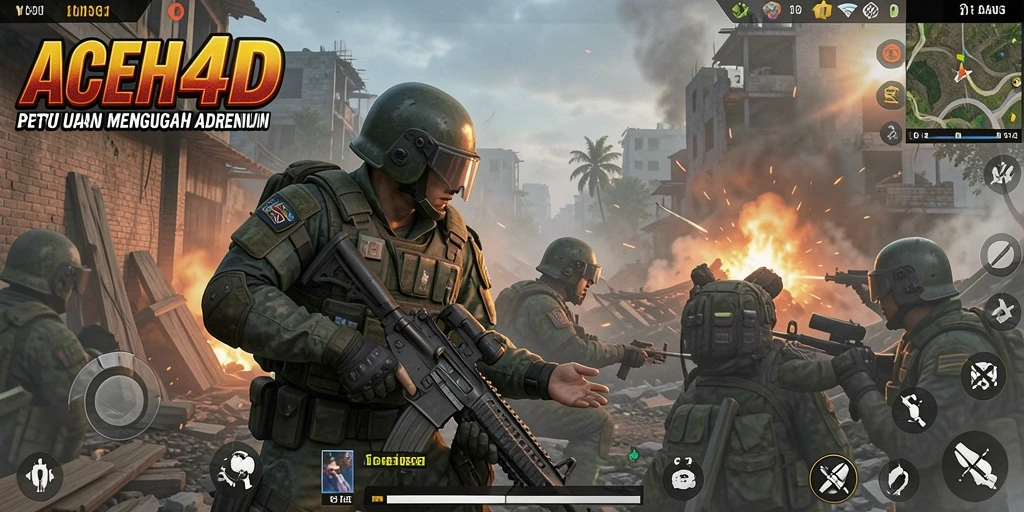 Gameplay menegangkan di ACEH4D dengan aksi FPS yang mendebarkan.