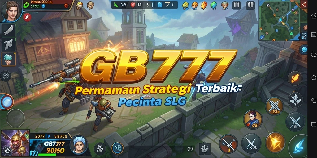 Tangkapan layar menunjukkan momen strategis dalam gameplay GB777.
