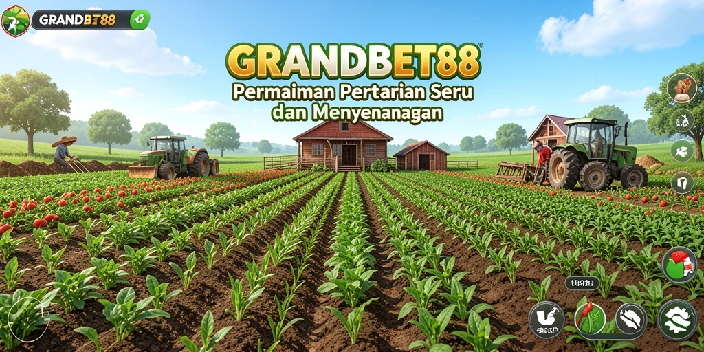 Screenshot menunjukkan gameplay seru dan interaktif dalam pertanian.