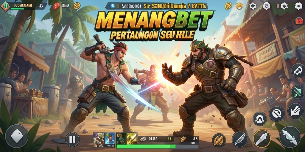 Tangkap momen seru gameplay Battle Royale di MENANGBET.