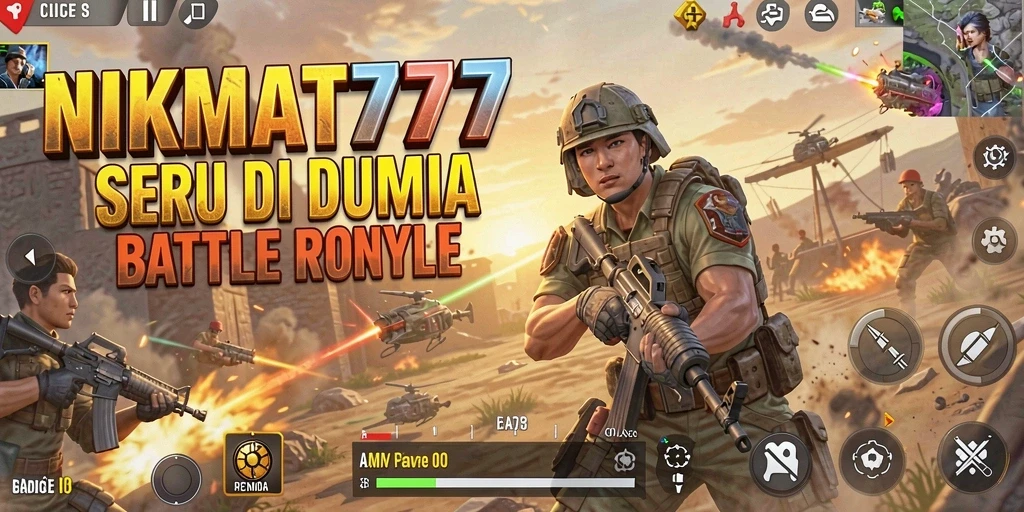 Tangkapan layar gameplay epik NIKMAT777 dalam pertempuran sengit.