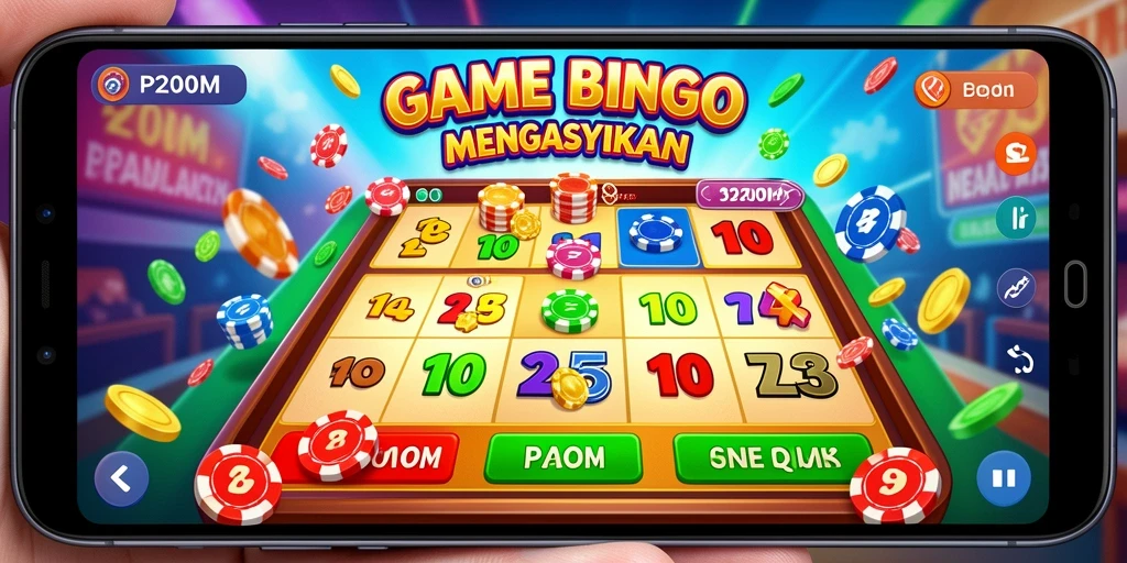 Tangkapan layar gameplay <strong>Bingo</strong> yang menarik dan penuh warna di P200M.