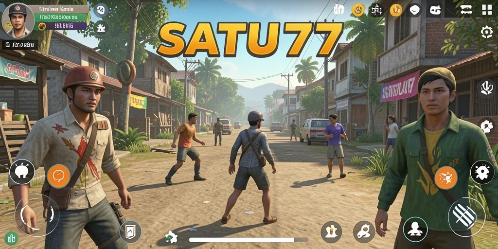 Screenshot gameplay SATU77 yang menampilkan simulasi kehidupan yang menarik.
