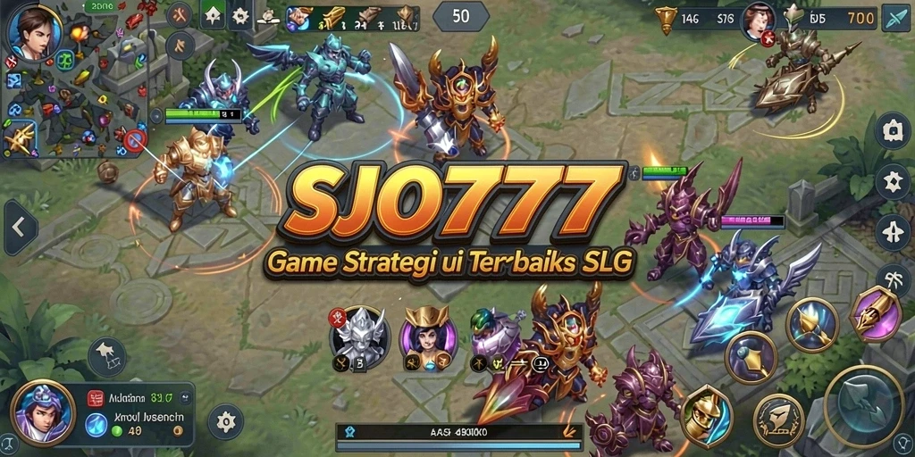 Screenshot gameplay SJO777 yang menunjukkan aksi pertempuran epik.