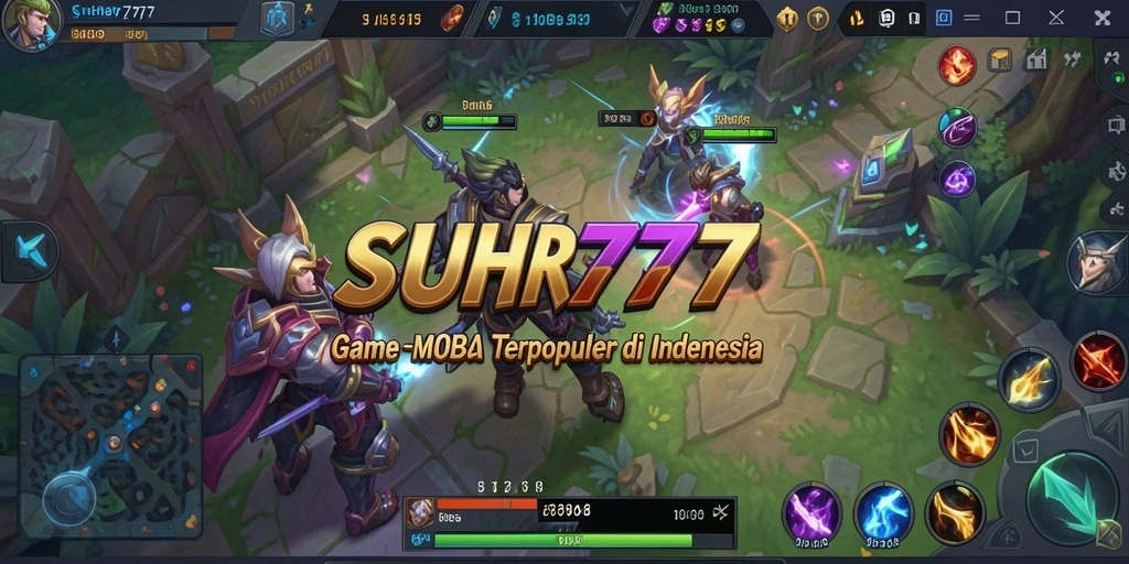 Tampilan aksi seru dalam game MOBA SUHU777