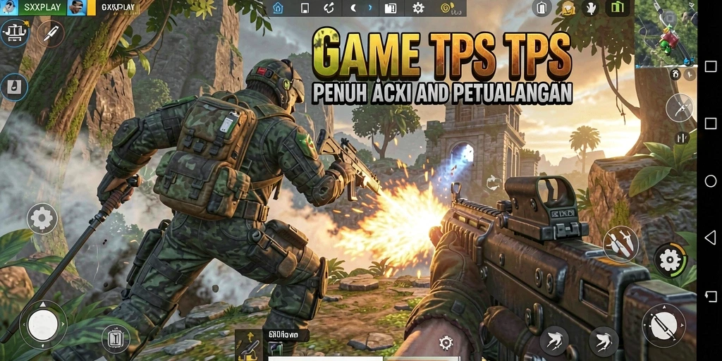 Tampilan gameplay TPS yang menakjubkan dan penuh aksi.