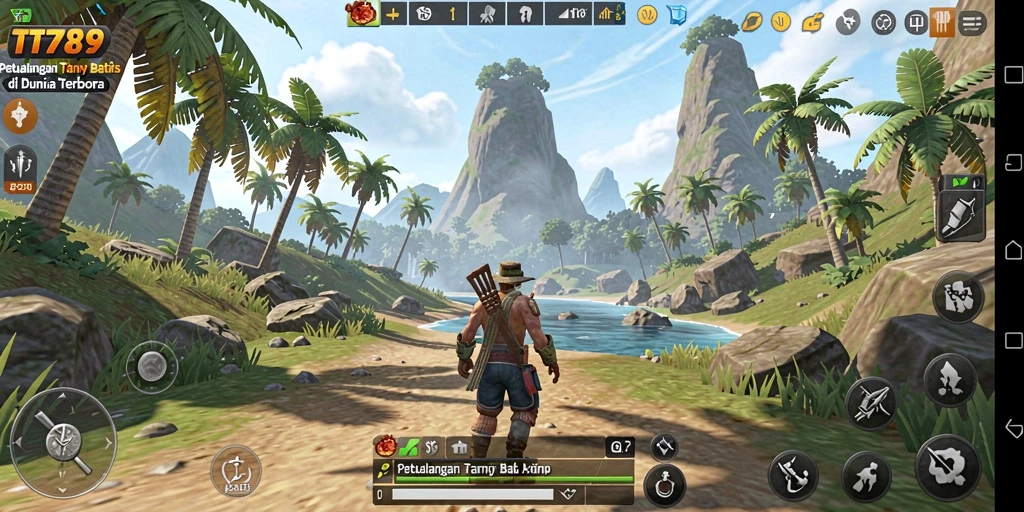 Gameplay TT789 yang menampilkan dunia terbuka yang luas dan mendebarkan.