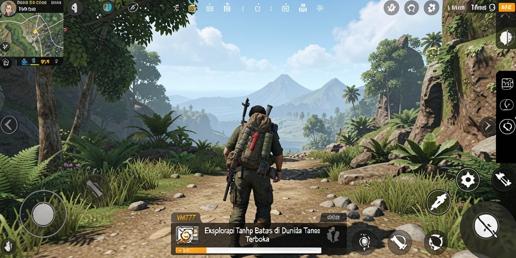 Menampilkan gameplay mendebarkan dalam dunia terbuka yang luas.